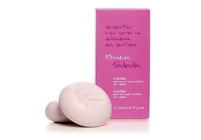 Sabonete vegetal esfoliante Orquìdea-2 unidades