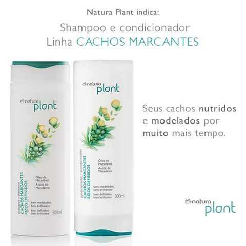 Shampoos  Natura Plant Cachos Marcantes